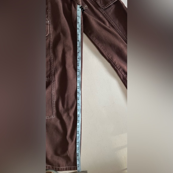 HESPERUS Brown Cargo Pants Elastic Waist Women’s Small Juniors Petites - Picture 12 of 12